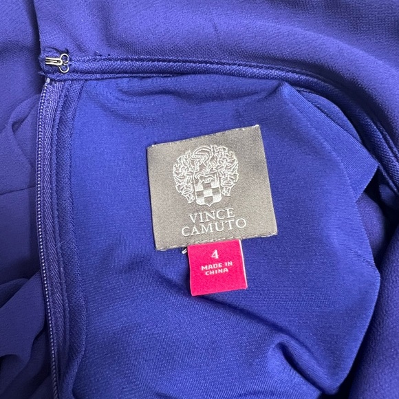 Women's royal blue Sleeveless Jumpsuit in Blue 4 - Picture 2 of 7